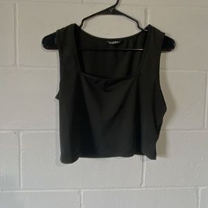 Black crop top